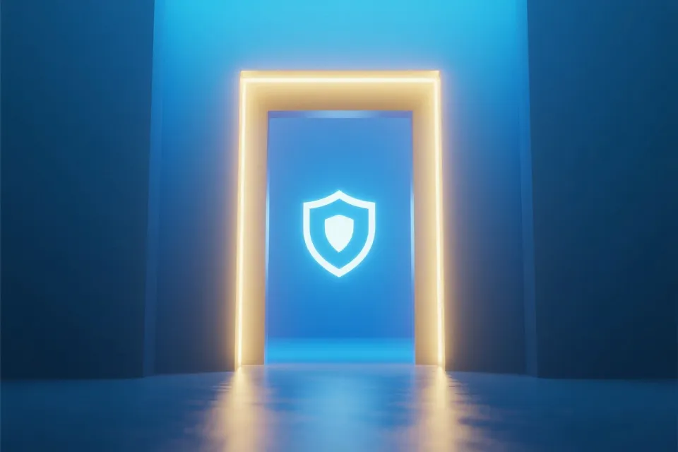 安全访问与入口通道概念图