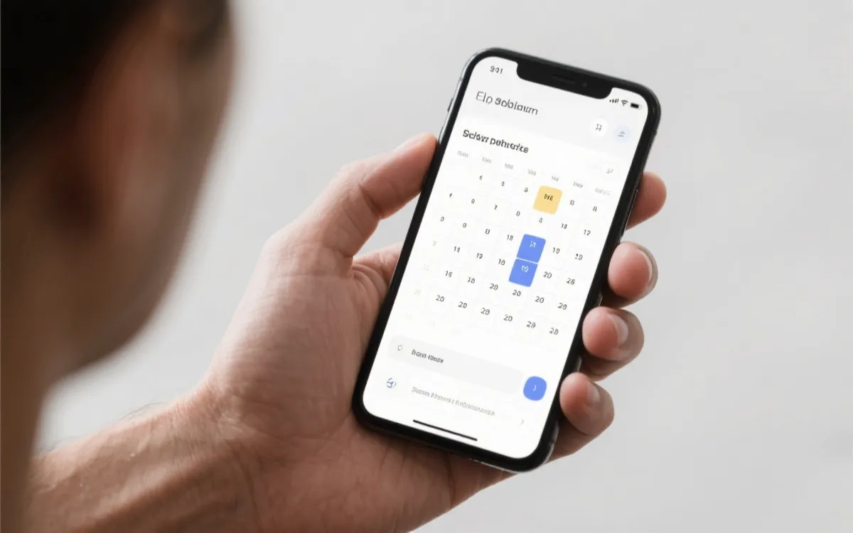 移动端赛程查询示意图